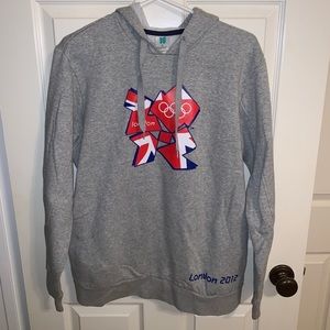 2012 London Olympics Hooded Sweatshirt Gray